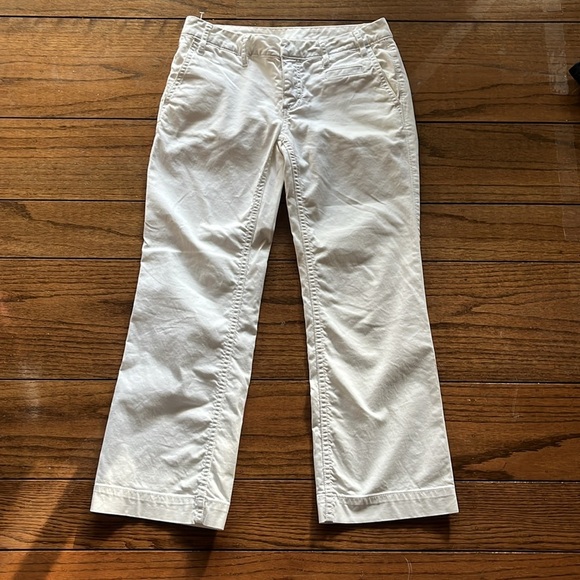 Troy Burch White Cropped wide Leg Pants Size 25 - Picture 8 of 15